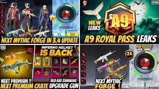 Next Mythic Forge Upgrade Gun | A9 Royal Pass | Next Premium Crate | Pubg Bgmi 3.4 New Update