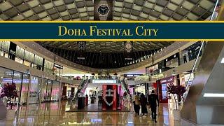 Doha Festival City Mall in 4K 60fps: Ultimate Shopping & Entertainment in Qatar | 4K Walking Tour