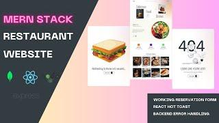 MERN Stack Project: Build a Full Stack Restaurant Application with React, Node, MongoDB, Express