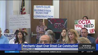 Santa Ana merchants pleading for help after Orange County's construction project stalls business