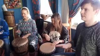 Вопрос и ответ: мастер-класс по игре на джембе в Sun Drums 8.01.17