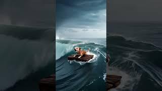 Heavy waves have created the fear in the  .#waves #ocean #ship #northsea #cruise #cruisesinking