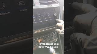 *New* TPMS Reset on a 2019 VW Tiguan #Tiguan #VW #TPMS #automotive #tpmsreset #DIY