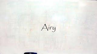 How To Pronounce Airy In American English ? How To Pronounce Airy In British English New Video