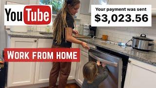 YouTube Money is REAL  | yes, you can make money and work from home