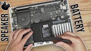 Bad Battery & Speaker Replacement | 13 MacBook Pro 2013 - 2014 Model A1502