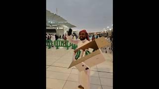 Madinah, day 2, iftar distribution during rain. Ramadan 2024, mini vlog with meta Ray Ban #madinah