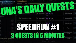 Lost Ark - Speedrun #1 - 3 quests in 6 minutes - Una's Daily Tasks