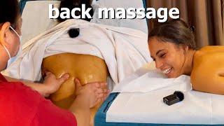 ASMR: VERY INTENSE CHINESE DEEP TISSUE BACK MASSAGE!