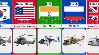 Attack Helicopter From Different Countries | Cosmic Comparison