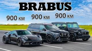 Brabus 900 Rocket R v 900 KM AMG: WYŚCIG