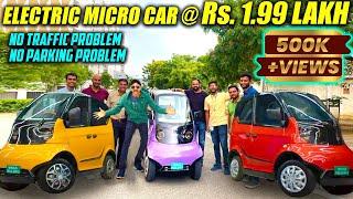 Wings EV Robin | Electric Micro CAR in SIZE OF A BIKE @ the cost of a bike Rs. 1.99 Lakh