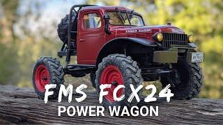 FMS FCX24 Power Wagon with 2-speed & portals! Unboxing & Review