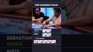 THE CRAZIEST FOLD! #poker