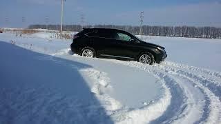 Lexus Rx450h гибрид. Снегопад. Уфа. 27 февраля 2018.