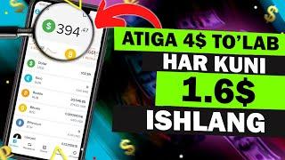 4$ Kiritib kuniga 1.6$ ishlash  |  Internetda AVTOMATIK pul ishlash