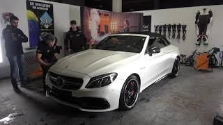 Mercedes Benz C63 S AMG VS Fortador Steam Cleaner