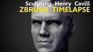 Sculpting Henry Cavill Zbrush Timelapse