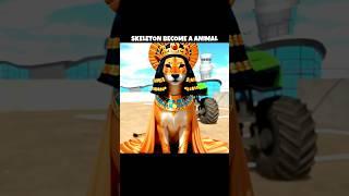 SKELETON BECOME A ANIMAL IN INDIAN BIKE DRIVING 3D || KRISH GAMING || #indianbikesdriving3dnewtoday