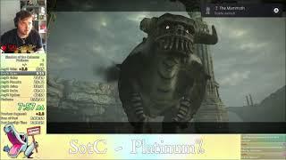 Shadow of the Colossus (2018) Platinum speedrun in 6:56:33