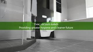 Evac´s antimicrobial material for vacuum toilets