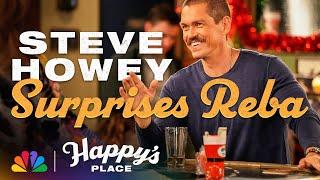 Steve Howey's Reunion with Reba and Melissa Peterman | Happy's Place | NBC