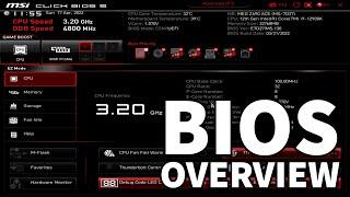 MSI MEG Z690 ACE BIOS Overview