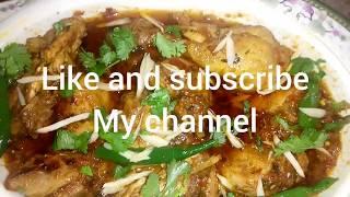 Very tasty shahi chicken karahi with Sonia Khan kitchen