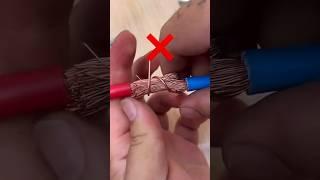 Joining Wire Hack #lifehacks #diy #fixology #wirecut