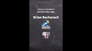 College Water Polo Recruiting Q&A Fordham University Brian Bacharach