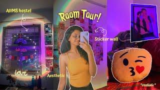 My Hostel Room Tour! AIIMS Hostel l (aesthetic, pinterest inspired, government hostel) NEET