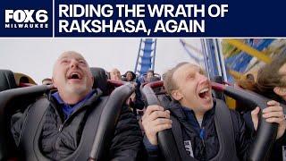 Six Flags Great America's new roller coaster, Wrath of Rakshasa | FOX6 News Milwaukee