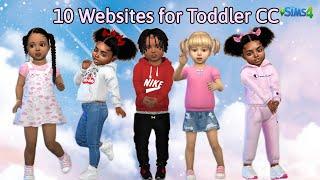 10 WEBSITES FOR TODDLER CUSTOM CONTENT |The Sims 4 2021