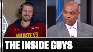 Jokić & Chuck Have a Priceless Moment After Denver's Game 7 Win  | NBA on TNT