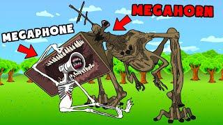 MEGAHORN VS GREAT MOTHER MEGAPHONE! (Cartoon Animation)