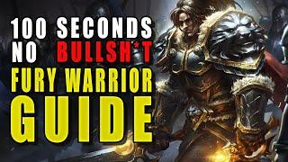 Fury Warrior Guide for Dragonflight!