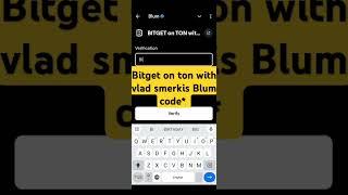 Bitget on ton with vlad smerkis Blum code*