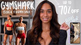 CLOSET TOUR | GYMSHARK BLACK FRIDAY SALE | How I organize my activewear, my top picks,