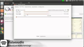 Ubuntu advanced audio settings