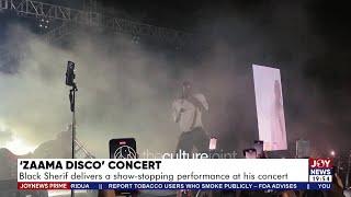 'Zaama Disco' Concert: Black Sherif delivers a show-stopping performance at his concert