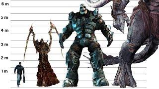 Painkiller Bosses Size Comparison