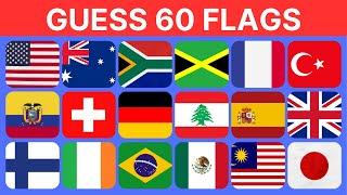 Guess The Country By Flag Quiz - Can You Guess 60 Flags