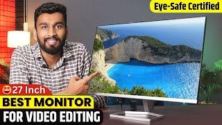 Best Monitor For Editing 2024  | Best Monitor 27-Inch | HP M27F Unboxing | Monitor Gaming, Editing