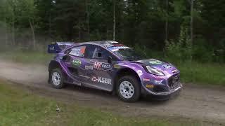 Jari Huttunen & Ford Puma rally 1 privat shakedown for rally Finland 2022.