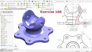 Solidworks Tutorial for Beginners Exercise 168