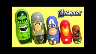 Disney The Avengers Stacking Cups Surprise Nesting Toys