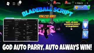 GOD! Blade Ball Script | Auto Parry, Sound Effect, Auto Spam, Auto Win | Pastebin