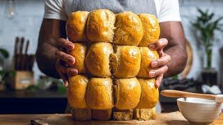 Incredibly Soft & Fluffy Vegan Pumpkin Dinner Rolls