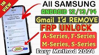 Finally All Samsung Galaxy New FRP Bypass Android AUP XP 2024 | Android 12/13/14/ *#0*# working