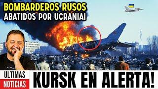 Putin pierde su ventaja! Bombarderos rusos caen cerca de Kursk derribados por cazas F-16 ucranianos!